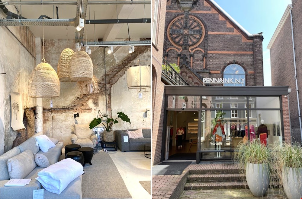 Loft (links) en Penn & Ink op de Weverstraat Loft (links) en Penn & Ink op de Weverstraat